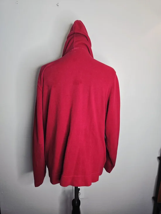 Liz Claiborne Liz & Co. Red Zip Up Hoodie - Size XL - Picture 4 of 8